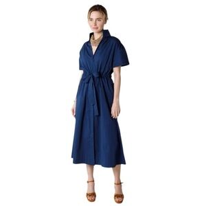 Holly Shae Bria Dress NWT Women's Navy Blue